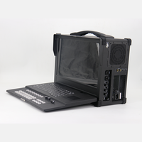 Ordinateur portable industriel embarqué I5 à vente chaude, boîtier en alliage d'aluminium et de magnésium, 7 emplacements d'extension, poste de travail