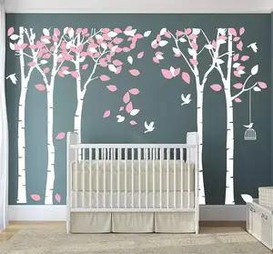 Hoge Kwaliteit Home Decoratie Zelfklevend Diy Woonkamer Vinyl Wallpapers Boom Muurstickers