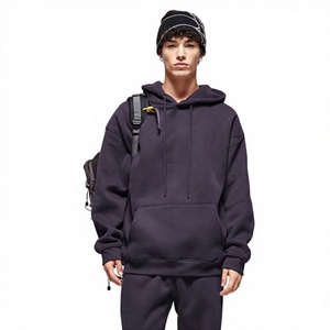 เสื้อฮู้ดดี้แบบสวมหัว ผ้าฝ้าย 100% น้ำหนัก 280 กรัม เป็นมิตรกับสิ่งแวดล้อม สำหรับฤดูหนาว แบบยูนิเซ็กซ์ ทรงโอเวอร์ไซส์ สีพื้นเรียบ 45 สี สำหรับงานพิมพ์ - Product Image 1