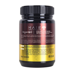 Mascarilla Capilar de Argán de 1000 ml, Precio de Fábrica, Aceite de Argán Brasileño y Marroquí, Hidratante, Sin Sal, Barata, a Granel, con Colágeno - Product Image 3