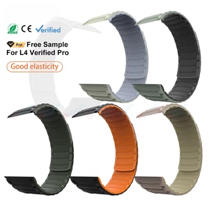 Huanlong ยางซิลิโคนแม่เหล็กสองสี I Watch 7/8/9/10อัลตร้า2 42/44/45/49มม. สำหรับ Apple Watch STRAP - Product Image 1