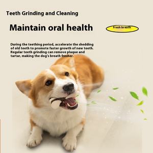 Juguetes Masticables para Perros de Nailon Duradero y Ecológico de la Marca M, <span class=keywords><strong>Huesos</strong></span> Molares y con Forma de Pescado con Sabor a Pollo, Recompensa de Uso Diario para Comer y Jugar - Product Image 4