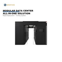 Armoire de serveur intelligente modulaire pour salle informatique, 19 pouces, 42U, avec UPS/PDU, centre de données micro-modulaire