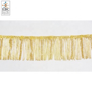 OEM Metallic Bullion <b>Fringe</b> Silver or Gold Customized Metallic Bullion <b>Fringes</b> Wholesale Metal Wire <b>Fringe</b> - Product Image 5