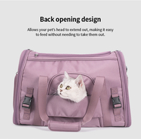Mochila de Transporte para Mascotas Truelove, de Lujo, Transpirable, Amplia, Plegable, Ajustable, Expandible, para Perros y Gatos, Suave, para Viajes