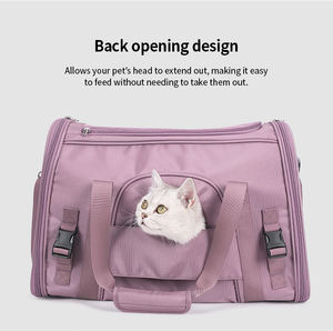 Truelove tas punggung hewan peliharaan dapat dilipat dan dapat disesuaikan ruang besar merek mewah tas pembawa perjalanan anjing kucing luar ruangan untuk toko - Product Image 5