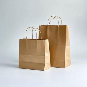 KM Grand stock 29,5*20*33cm Sacs personnalisés de haute qualité en gros, sacs en papier kraft Bolsas De Papel, sacs cadeaux pour le shopping avec logos - Product Image 3