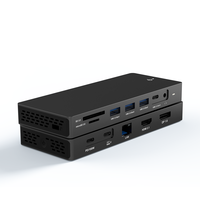 Adaptador USB HUB Tipo C a DisplayPort, HDMI, RJ45, PD 100W, 8K 30Hz, para Macbook, iPad Pro, Air, M2, M1, Accesorios para Laptop