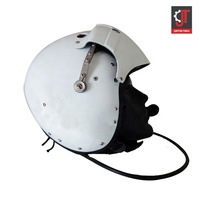 Nouveau casque de vol ouvert Jupitor pour pilote d'avion, d'hélicoptère et d'entraînement, double visière, en fibre de verre, alliage et fibre de carbone