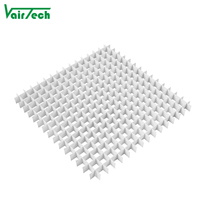 Grille de caisse à œufs de toute taille Grille d'air de retour en plastique/aluminium à 90/45 degrés Grille d'air d'échappement de plafond