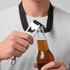 Abridor de Botellas de Cerveza Resistente y Seguro con Logotipo Personalizado, Correa de Nylon para el Cuello, Gancho Metálico, Regalo Promocional para Fiestas y Hogar - Product Image 6