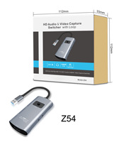Carte vidéo USB USB 3.0, carte de Capture de jeu 2 en 1, commutateur HDMI pour jeu en direct, Youtube, PS4