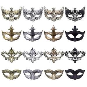 ชุดหน้ากากครึ่งหน้าพลาสติกสไตล์เรโทรสำหรับงานปาร์ตี้ฮาโลวีน ขายดีข้ามประเทศ เหมาะสำหรับใช้ในบาร์ - Product Image 5