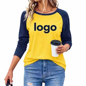 Camiseta de manga larga raglán con cuello redondo y estampado de número 13 para <span class=keywords><strong>mujer</strong></span>, top informal, transpirable, cómodo y a la moda para el día a día - Product Image 4