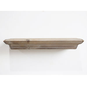 Magi vintage color de madera natural casa decorativa almacenamiento montado en flotante estante de pared de madera - Product Image 2