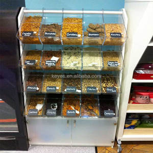 Exhibidor de Supermercado de Estilo Moderno Personalizado para Frutos Secos, Estante para Aperitivos y Dulces a Granel para Promociones en Tiendas - Product Image 5
