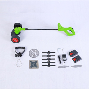 <b>24V</b> Rechargeable Cordless Lithium Grass Trimmer Garden Set Lawn Mower Portable Grass Cutter With Wheels - Product Image 6