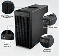 Serveur Tour T150 4U, Serveur d'Entreprise d'Entrée de Gamme à Socket Unique pour Petites Entreprises, Bureaux et Calcul en Bordure