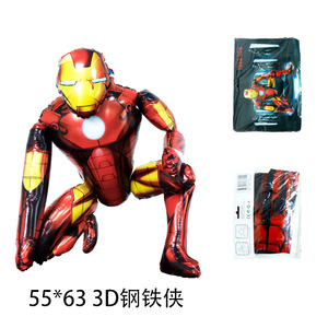 3D grand <span class=keywords><strong>Spiderman</strong></span> <span class=keywords><strong>Mario</strong></span> Buzz lumière Airwalker feuille ballons fête d'anniversaire décoration fournitures cadeaux pour enfants - Product Image 6