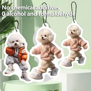 Offre Spéciale écologique différentes odeurs animal chien papier suspendu réutilisable voiture désodorisant - Product Image 3