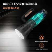 Super lumineux haute puissance solaire Linterna 65000 lumens projecteur Rechargeable lanterne LED torche lumière lampe de poche tactique