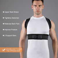 VBOSi 6102 Correcteur de posture réglable pour le haut du dos, respirant, marque privée, soutien musculaire pour femmes et hommes
