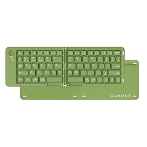 Clavier sans fil miniature 2,4 GHz pliable, interface USB Type-C, rechargeable, ultra-plat, pavé <span class=keywords><strong>tactile</strong></span>, pour ordinateur portable et mobile - Product Image 1