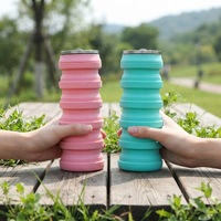 Bouteille d'eau sensorielle anti-stress à presser, en silicone pliable, mignonne, avec bulles Push Pop