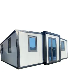 Cách âm prefab mở rộng container nhà sang trọng nhỏ đúc sẵn biệt thự hai phòng ngủ với nhà bếp