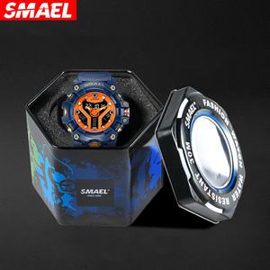 Montre de sport SMAEL pour homme, étanche, LED, numérique, intelligente, chronomètre, grand cadran, montre-bracelet pour homme 8075, montres à quartz pour homme - Product Image 6