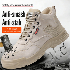 Chaussures de sécurité isolées 10KV, imperméables, légères, anti-écrasement, anti-perforation, antidérapantes, résistantes à l'usure, à tige haute - Product Image 2