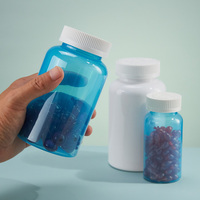 Bouteille de pilules de 150 ml et 500 ml avec couvercle à vis à l'épreuve des enfants pour l'emballage de capsules de protéines de lactosérum pour les soins de santé