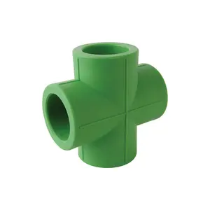 Donsen branded factory Good quality PPR fitting plastic Equal cross for pipe water