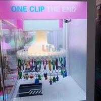 Lifun Spin-N-Drop : Distributeur de jouets à monnayeur de qualité commerciale avec 40 crochets suspendus pour armoire de jeu