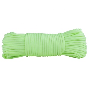 Série de cordes tressées en polyester et nylon de couleur unie, qui brillent dans le noir - Product Image 4