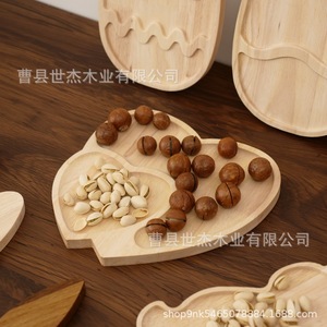 ถาดไม้รูปกระต่ายการ์ตูน Mu Yujia สำหรับเสิร์ฟผลไม้อบแห้ง ตกแต่งสวยงาม - Product Image 5
