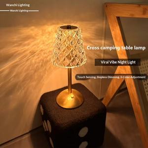 Lampe de chevet tactile rechargeable créative à double usage, pour la nuit, à brancher, pour la chambre à coucher, éclairage Manchi, UE CE - Product Image 1