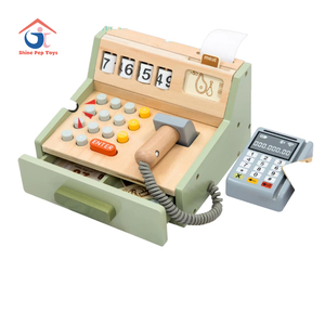 Desarrollo de la educación de la primera infancia Juguete de madera Juego de simulación Reunión familiar Juego de simulación Concepto preescolar Venta de efectivo - Product Image 1