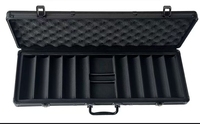 Élégant nouveau personnalisable 300/500/1000 Texas Poker coque en alliage d'aluminium étui de rangement élégant et antichoc en aluminium