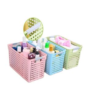 Vente en gros Grand panier de rangement en plastique transparent avec poignée Conteneurs pliables robustes à ouverture frontale - Product Image 1