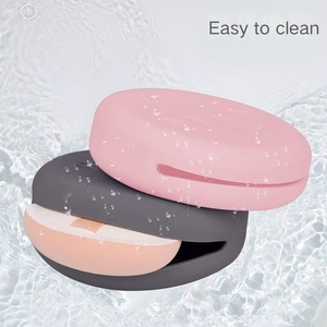 Cross-border Bestseller Silicone Beauty Sponge <b>Storage</b> Case - Waterproof and Dirt-Resistant Powder Puff Protector - Product Image 3