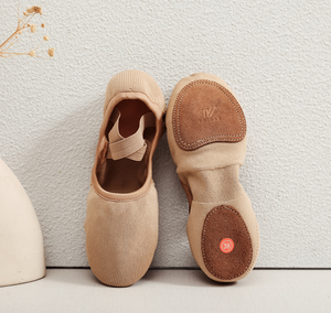 Zapatillas de Ballet para mujer, zapatos elásticos de suela blanda para niños, zapatillas de Ballet de lona, zapatos plegables, zapatos de <span class=keywords><strong>baile</strong></span> <span class=keywords><strong>latino</strong></span> para mujer - Product Image 2