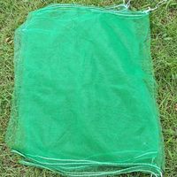 Op Maat Gemaakte Datum Mesh Tas Voor Het Beschermen Van Dadelvruchten Groene Of Witte Palmboom Mesh Tas Met Zwart Trekkoord