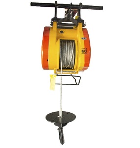 Ce אישורים גבוהה מהירות הרמה 300 ק "ג 30 מ 'חוט חבל יחיד שלב שלט רחוק מתיחה חשמלי מנוף מנוף - Product Image 2