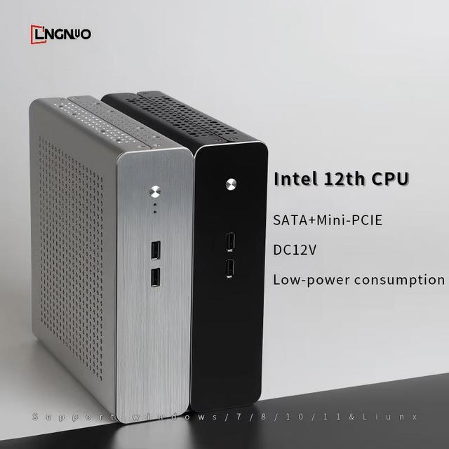 PC Mini 1240p Core I3 I5 I7 Barebone 12 Dual Core PC Mini Computer Linux Win 11 Mini PC Desktop Comput Micro Computer
