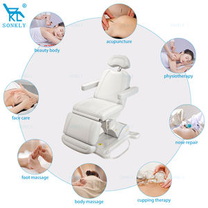 Table de massage électrique moderne SONKLY pour esthéticiennes, techniciennes en extensions de cils, fauteuils de spa, lit de salon pour soins de spa - Product Image 4