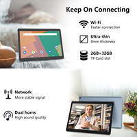 Tablet PC Android 14 Quad Core 10.1 inci Laris Manis dengan RAM 2GB+4GB/32GB, Baterai 6000mAh, USB Type-C