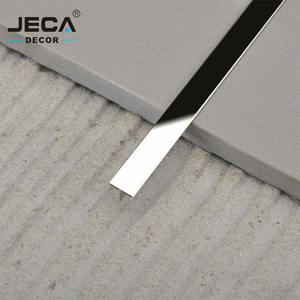 Foshan fornitore JECA rivestimento in acciaio inossidabile a forma di T profilo per piastrelle in metallo di grado 304 per <span class=keywords><strong>strisce</strong></span> di piastrelle di ceramica per la decorazione della parete - Product Image 2