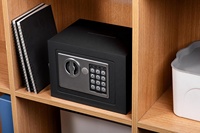 Elektronisches Schließfach aus Stahl für die Sicherheit zu Hause mit Schlüssels chloss Safe & Tür design Kleiner Safe mit digitalem Türschloss und Schraube