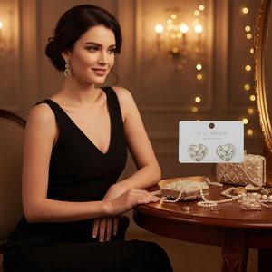 Orecchini a goccia con nappine lunghe e prugna messicana per donna oro all'ingrosso gioielli di moda accessori per feste perla diamante principale - Product Image 3